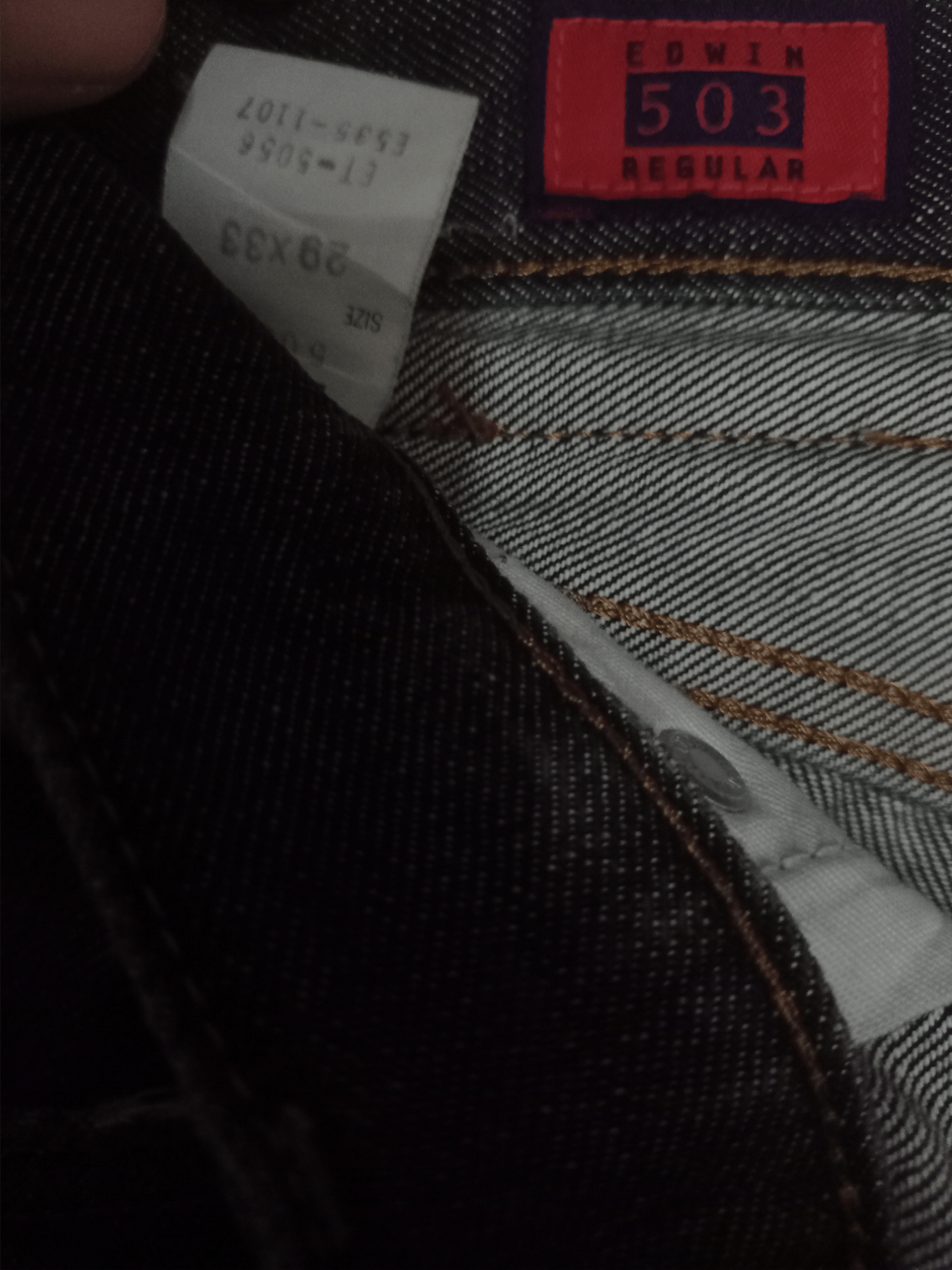 Edwin Vintage Edwin 503 Black Distressed Loose Jeans 27 X 30 Size US 27 - 14 Thumbnail