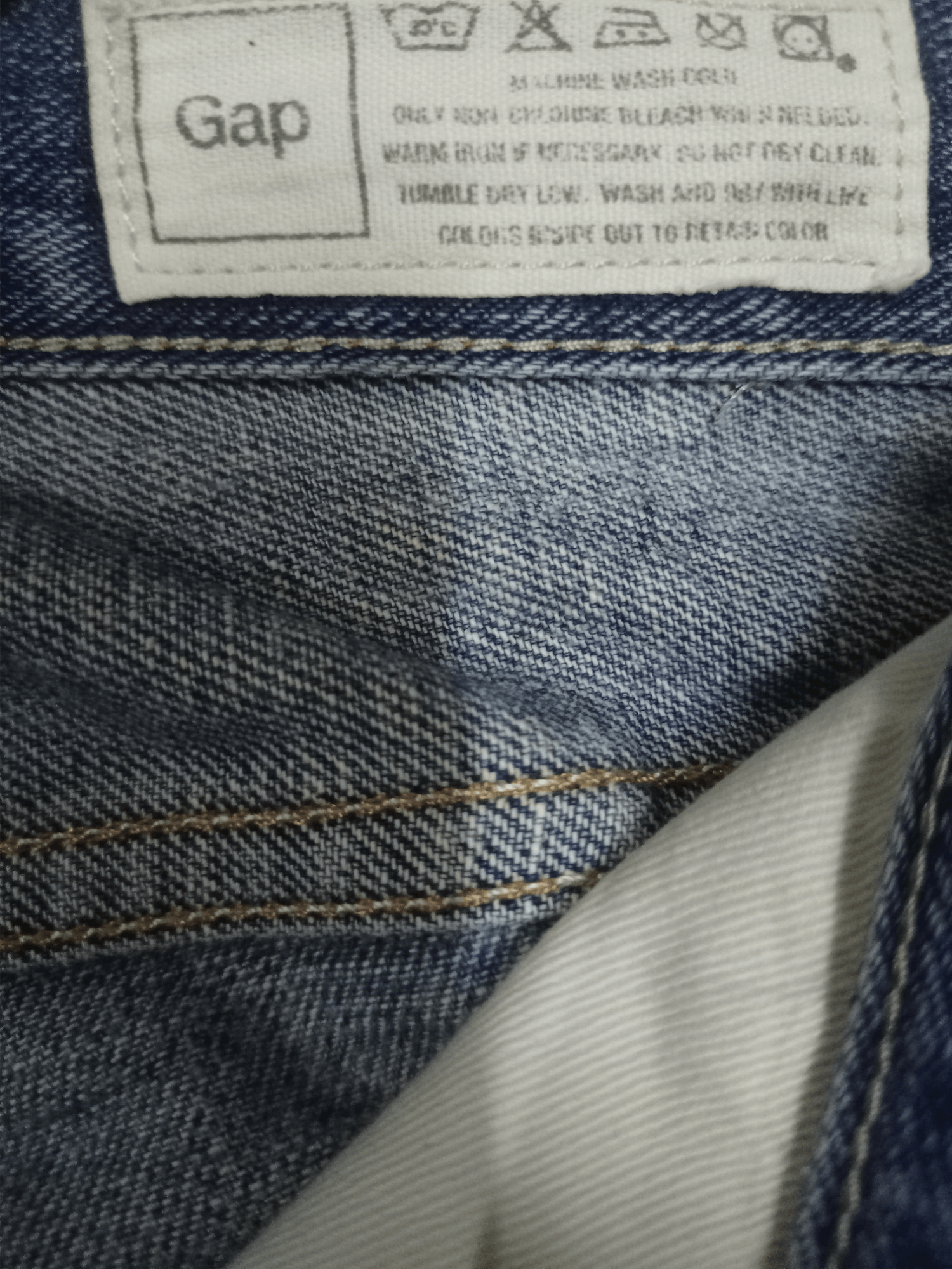 Gap × Japanese Brand Vintage Japanese Gap Blue Wash Distressed Jeans Size US 29 - 9 Thumbnail