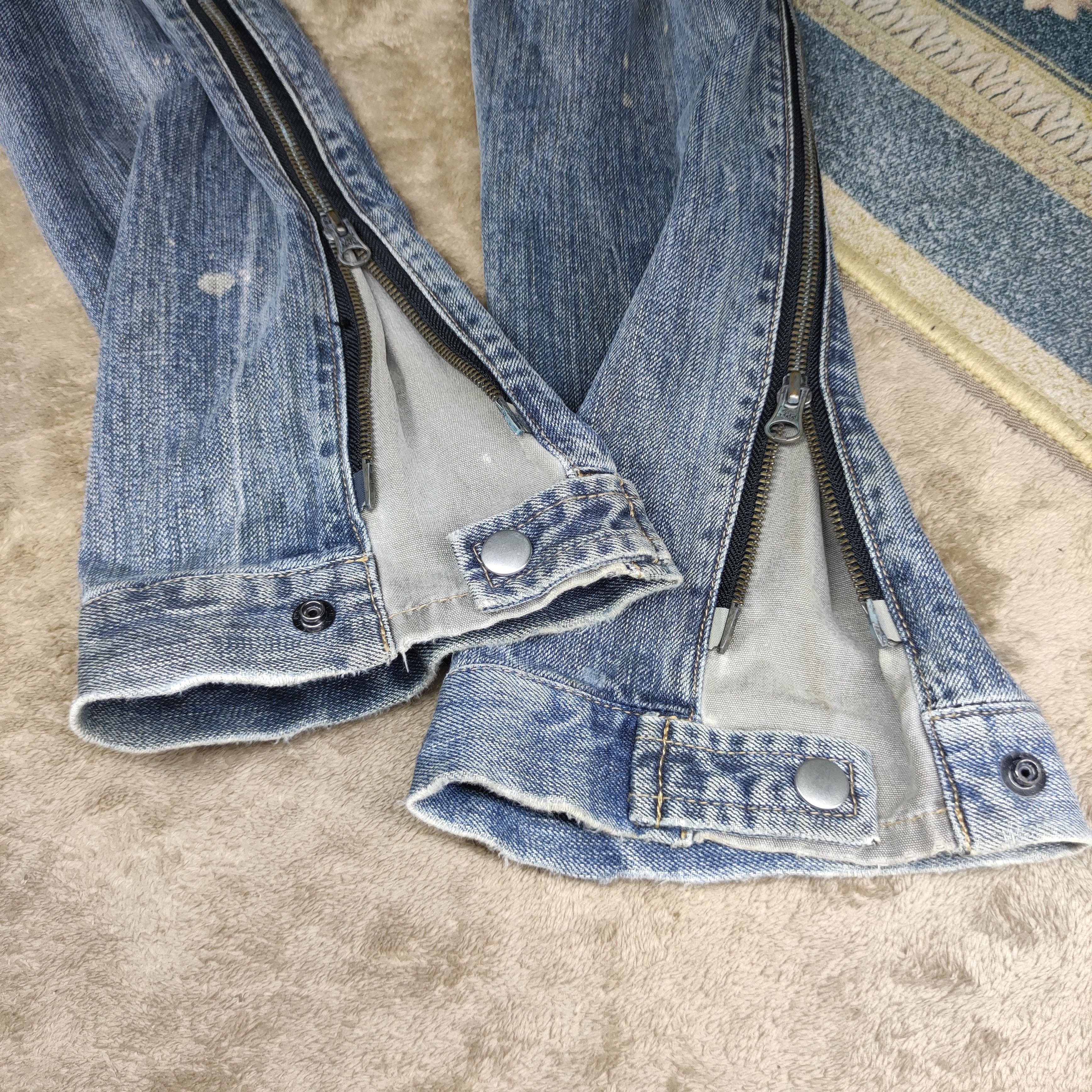 PPFM a97 PPFM distressed punk style jeans Size US 33 - 17 Thumbnail