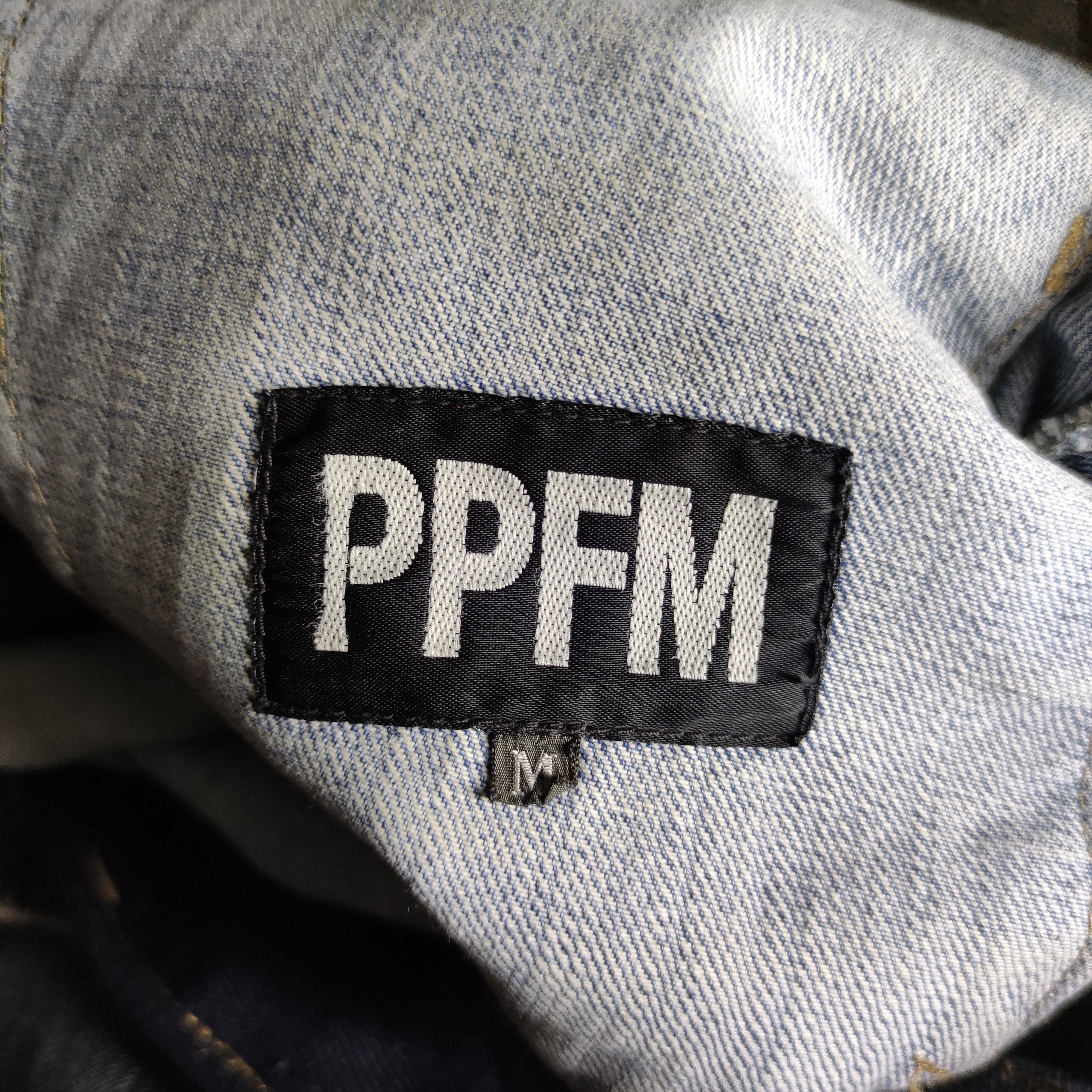 PPFM a97 PPFM distressed punk style jeans Size US 33 - 16 Thumbnail