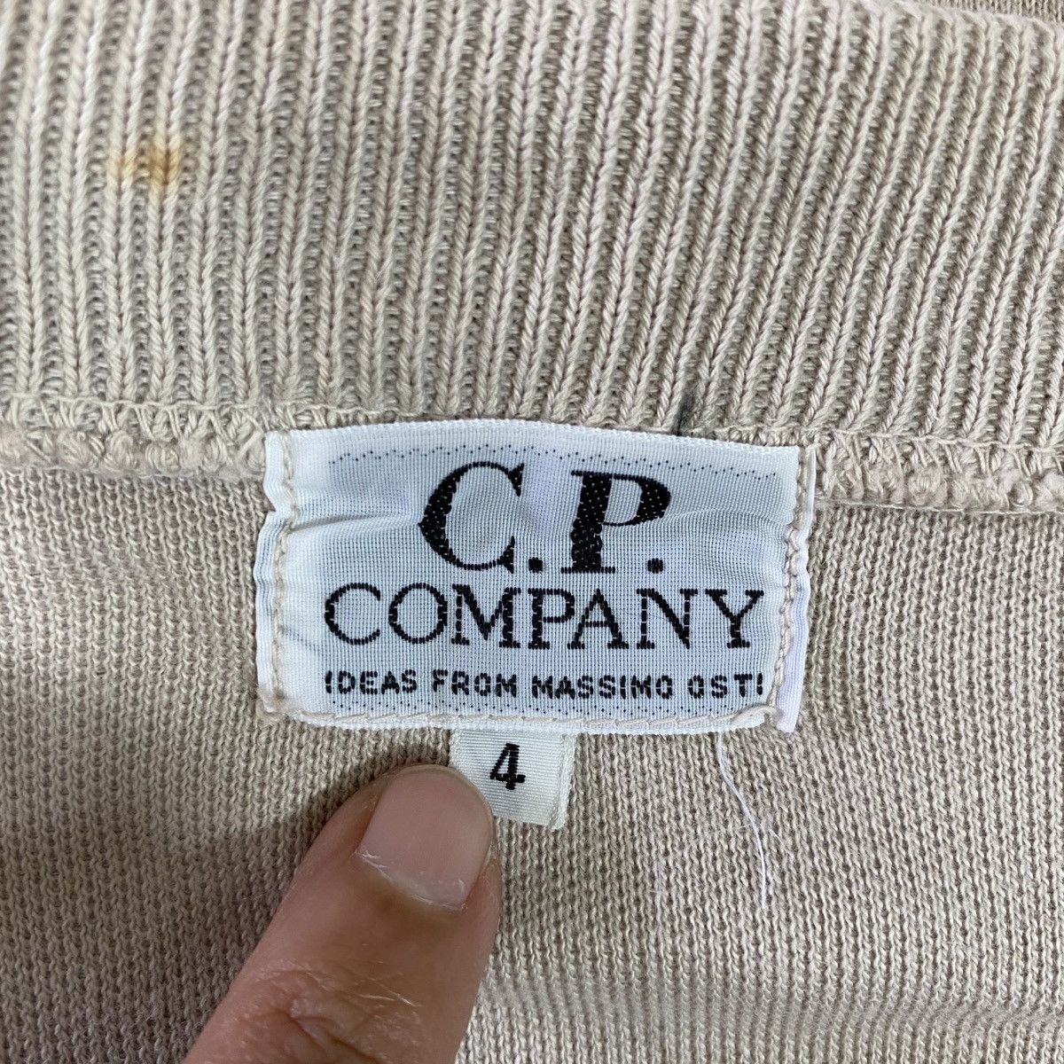 C.P. Company × Massimo Osti × Vintage Vintage C.P. COMPANY Massimo Osti Sweatshirt Pullover Size US M / EU 48-50 / 2 - 4 Thumbnail