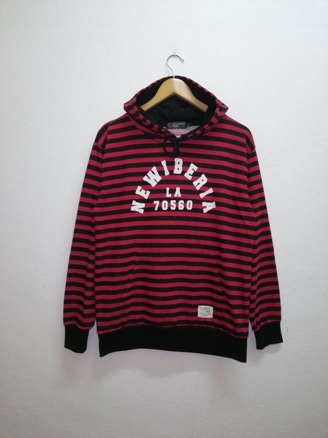 Japanese Brand Kurt Cobain Striped Crewneck Hoodie by Beaumout Carr (c23) Size US L / EU 52-54 / 3 - 1 Thumbnail