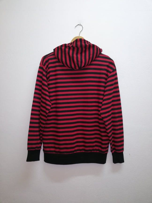 Japanese Brand Kurt Cobain Striped Crewneck Hoodie by Beaumout Carr (c23) Size US L / EU 52-54 / 3 - 4 Thumbnail