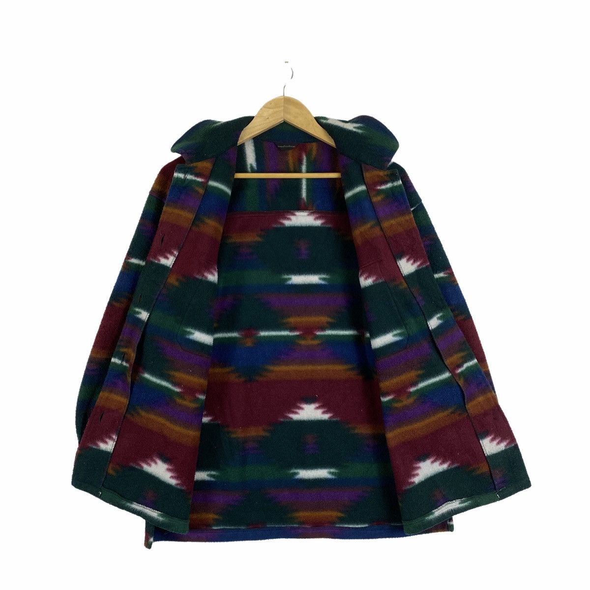 Vintage Vintage NAVAJO NATIVE Design Fleece Shirts Long Sleeve Size US M / EU 48-50 / 2 - 3 Thumbnail