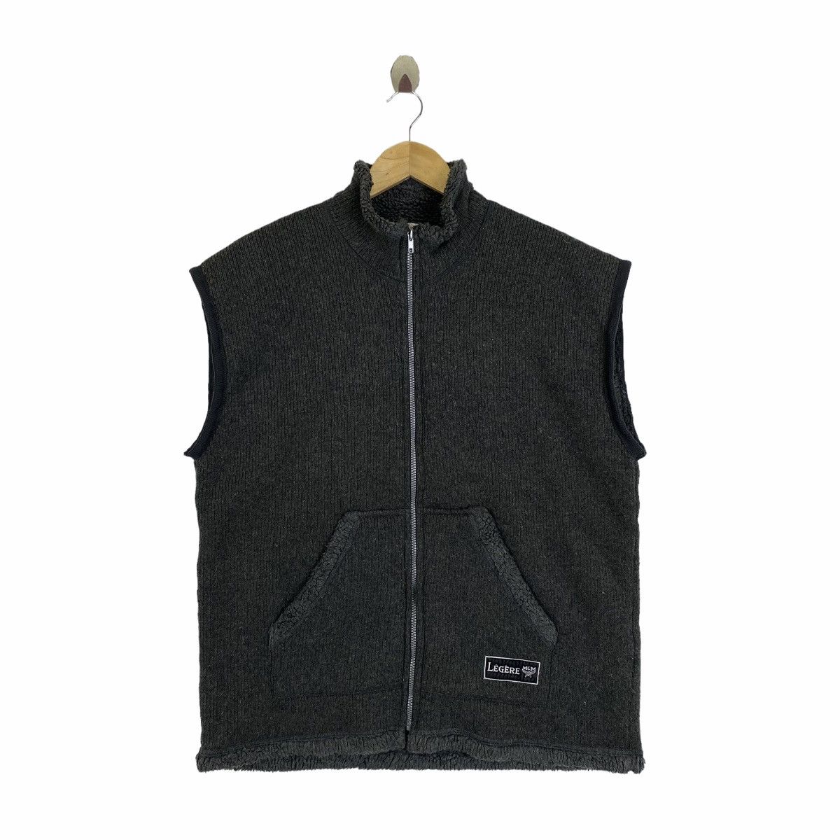 MCM × Vintage Vintage MCM LEGERE Italy Small Logo Zipper Vest Jacket Size US M / EU 48-50 / 2 - 1 Thumbnail