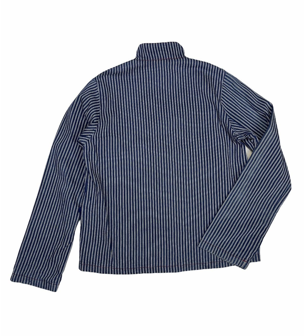 Japanese Brand JAPANESE MANDARIN HICKORY STRIPE CHORE JACKET Size US S / EU 44-46 / 1 - 6 Thumbnail