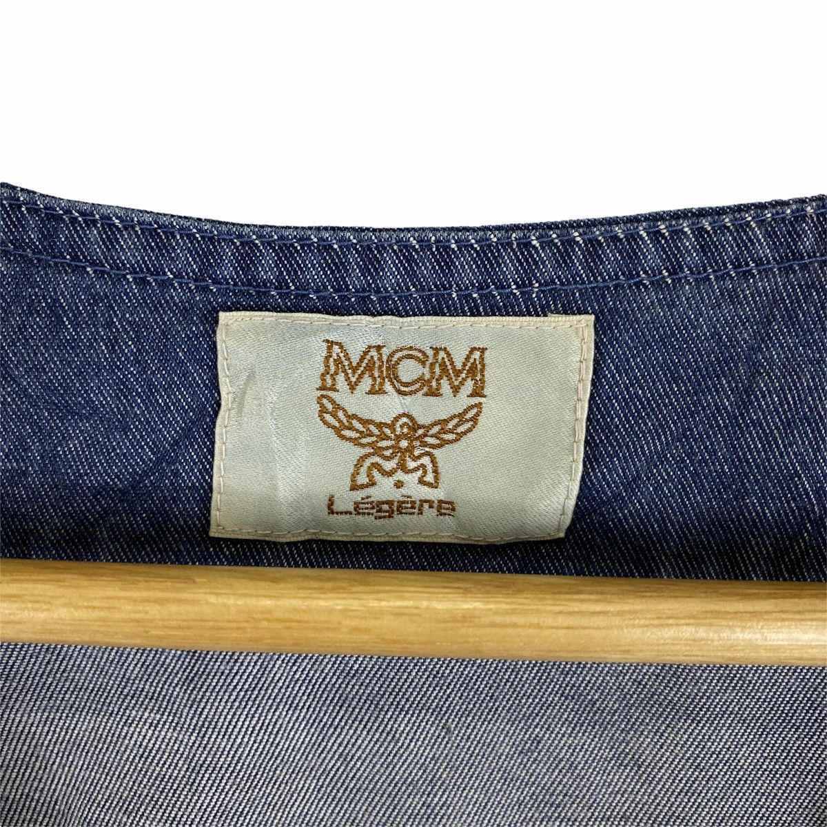 MCM × Vintage Vintage MCM LEGERE Italy Small Logo Vest Jacket Sleeveless Size US L / EU 52-54 / 3 - 7 Thumbnail