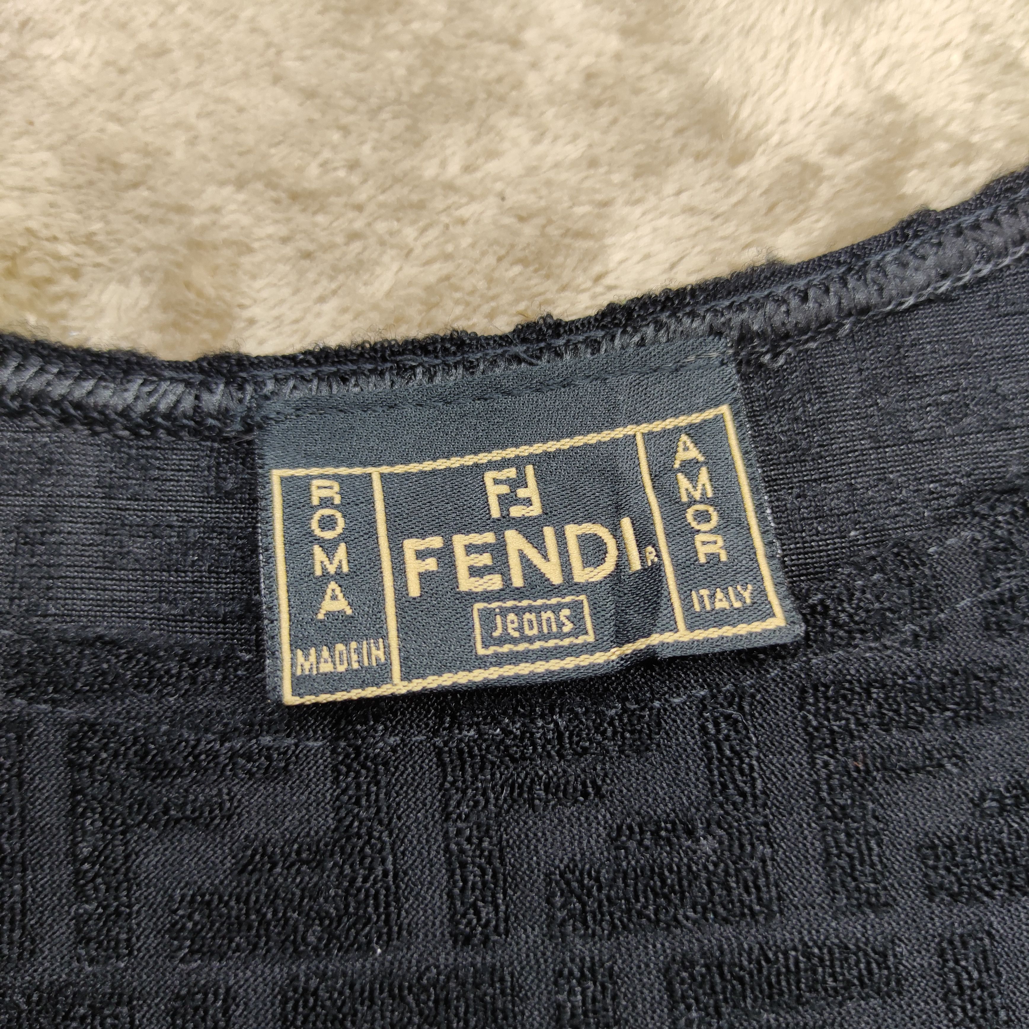 Fendi a77 FENDI monogram Tanktop Size US S / EU 44-46 / 1 - 11 Thumbnail