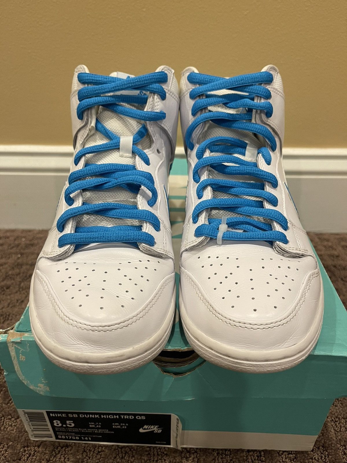 Nike Nike SB Dunk High TRD QS Richard Mulder 2017 Size US 8.5 / EU 41-42 - 4 Thumbnail