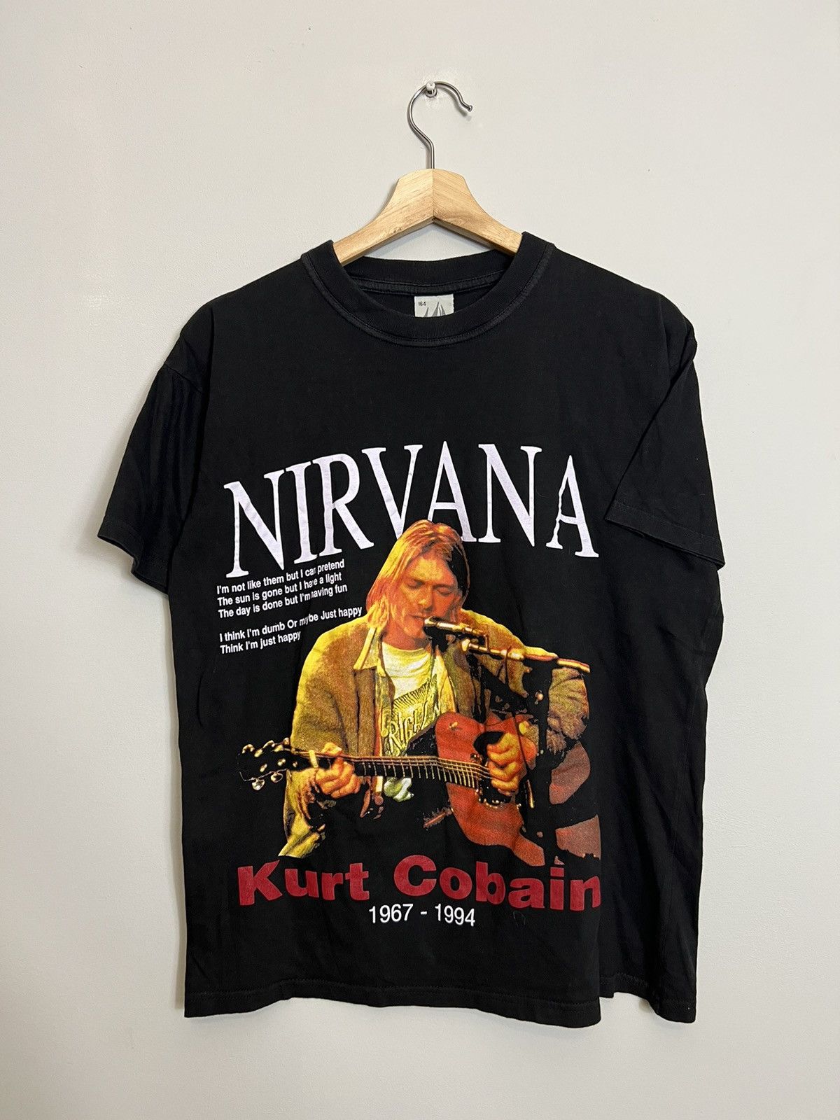 Band Tees Rare Vintage 90s Nirvana Kurt Cobain Grunge Band Tee Size US S / EU 44-46 / 1 - 1 Thumbnail