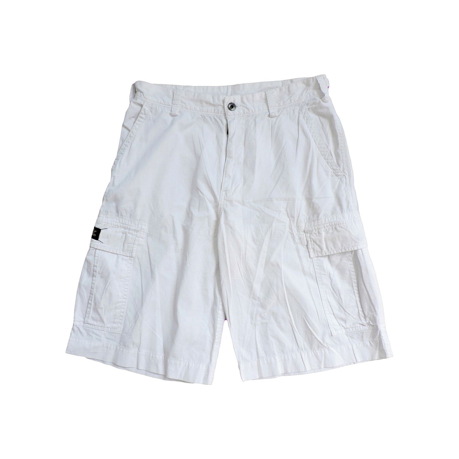 image of Military x Polo Ralph Lauren Polo Jeans Company By Ralph Laurent Cargo Short Pants in White (Size 3