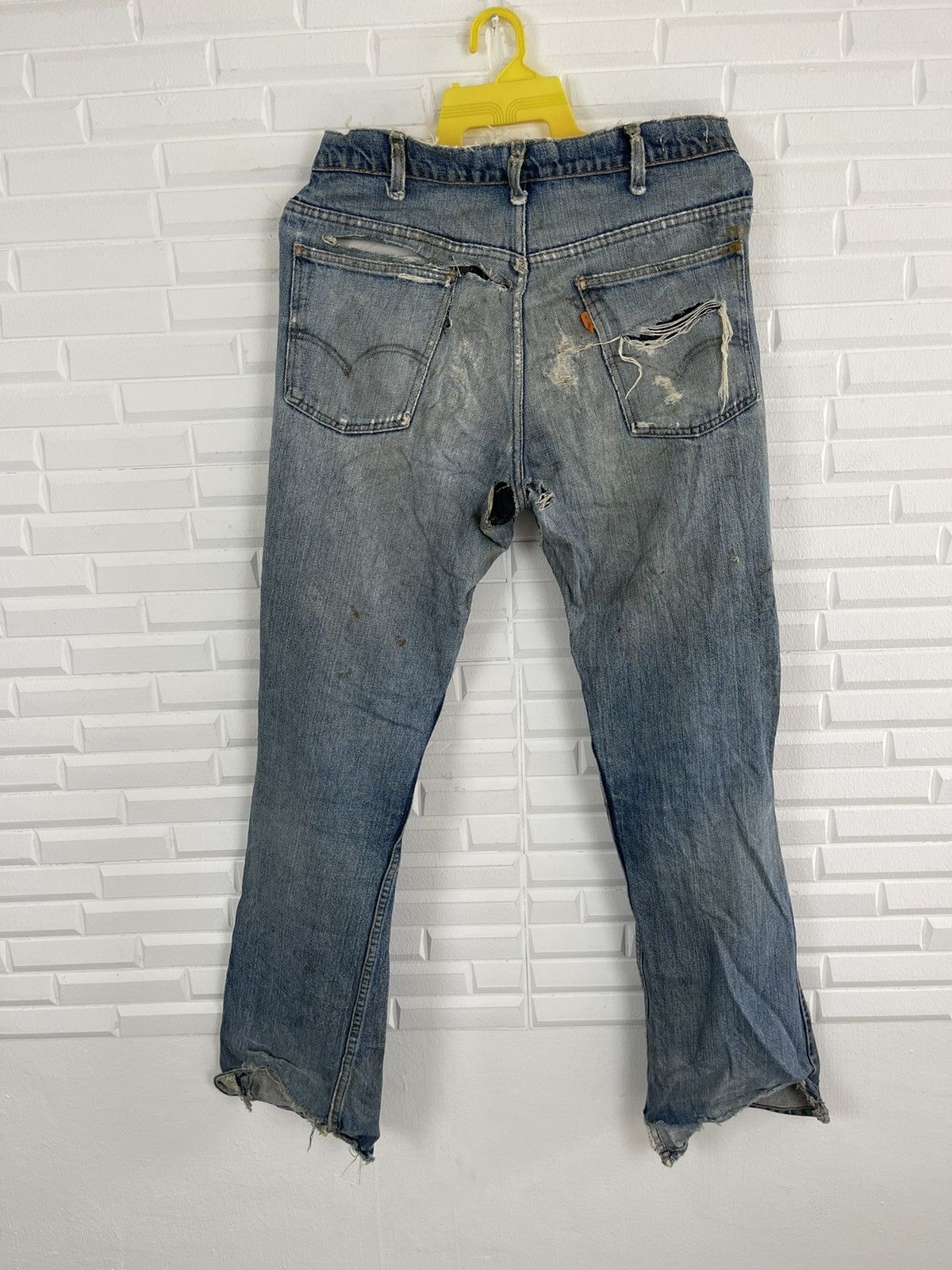 Levi's Vintage Clothing Vintage LEVI’S ORANGE TAB Distressed Jeans Destroy Size US 34 / EU 50 - 9 Thumbnail