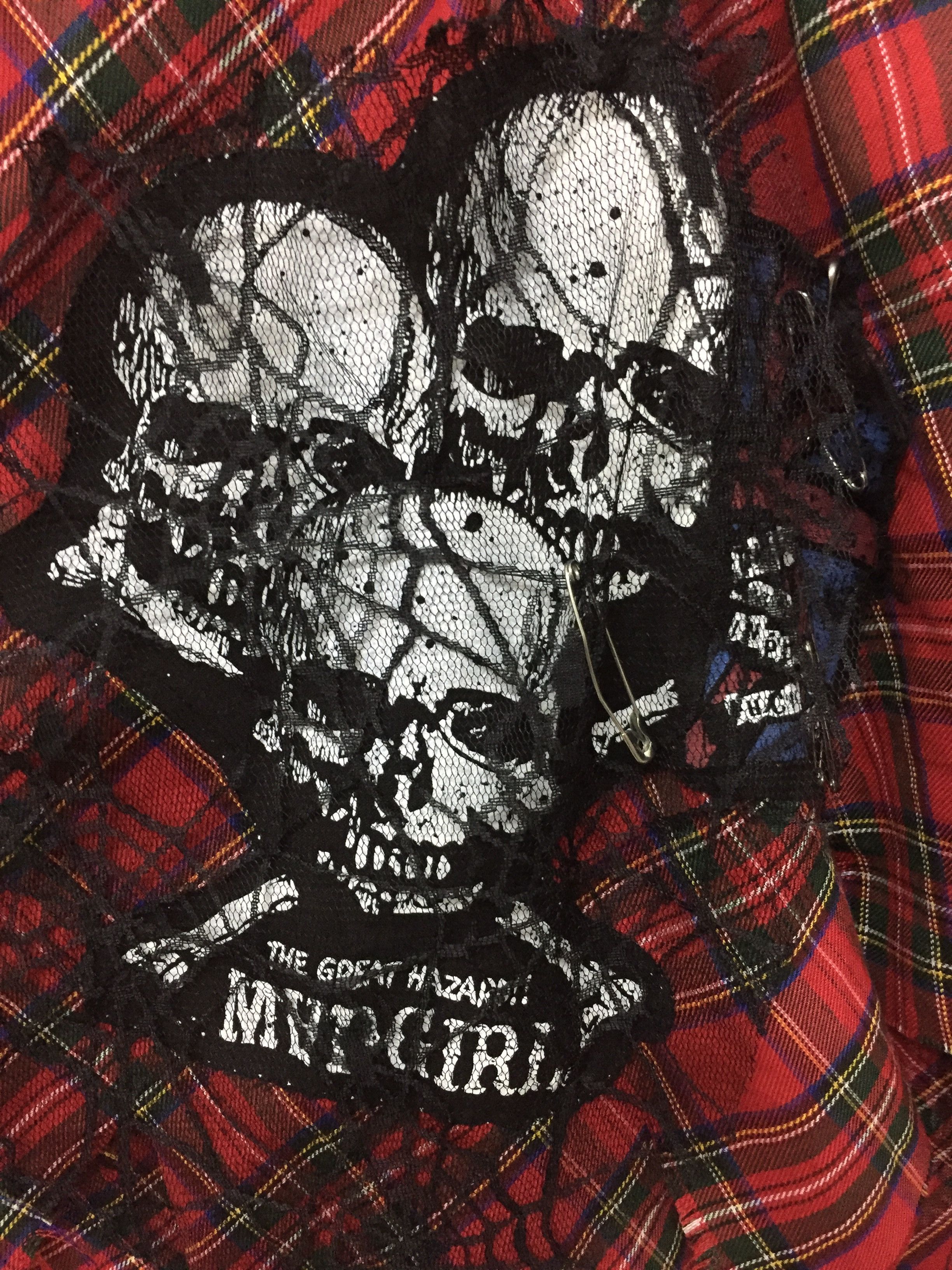 Japanese Brand MAD PUNK tartan Damage Bondage skirt Size 24" / US 00 / IT 34 - 5 Thumbnail