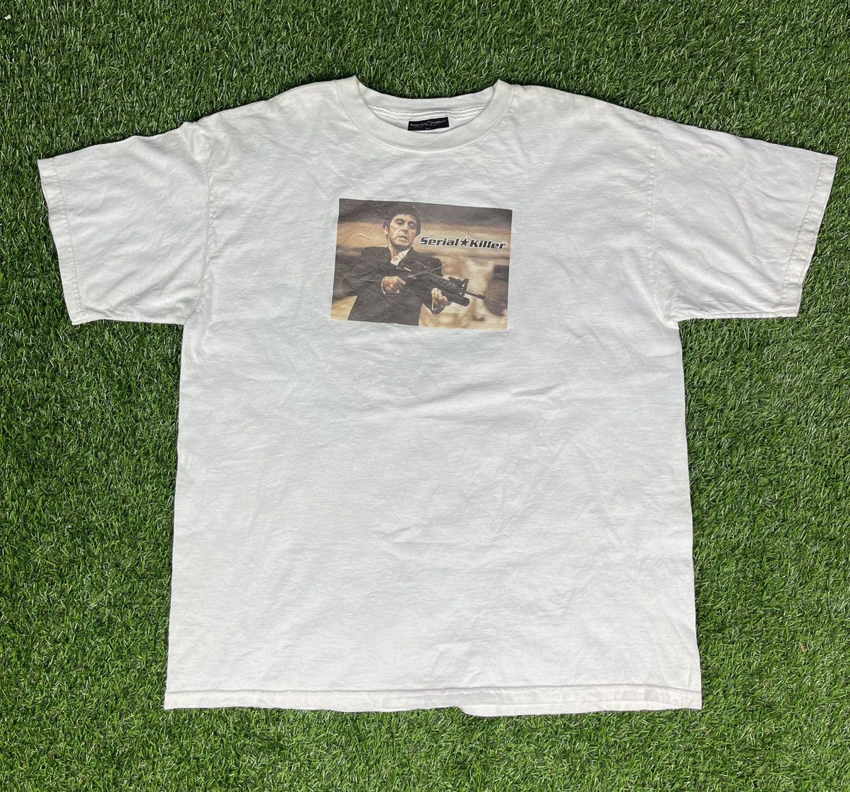 Vintage Rare Vintage Serial Killer Scarface Movie Tee Size US XL / EU 56 / 4 - 2 Thumbnail