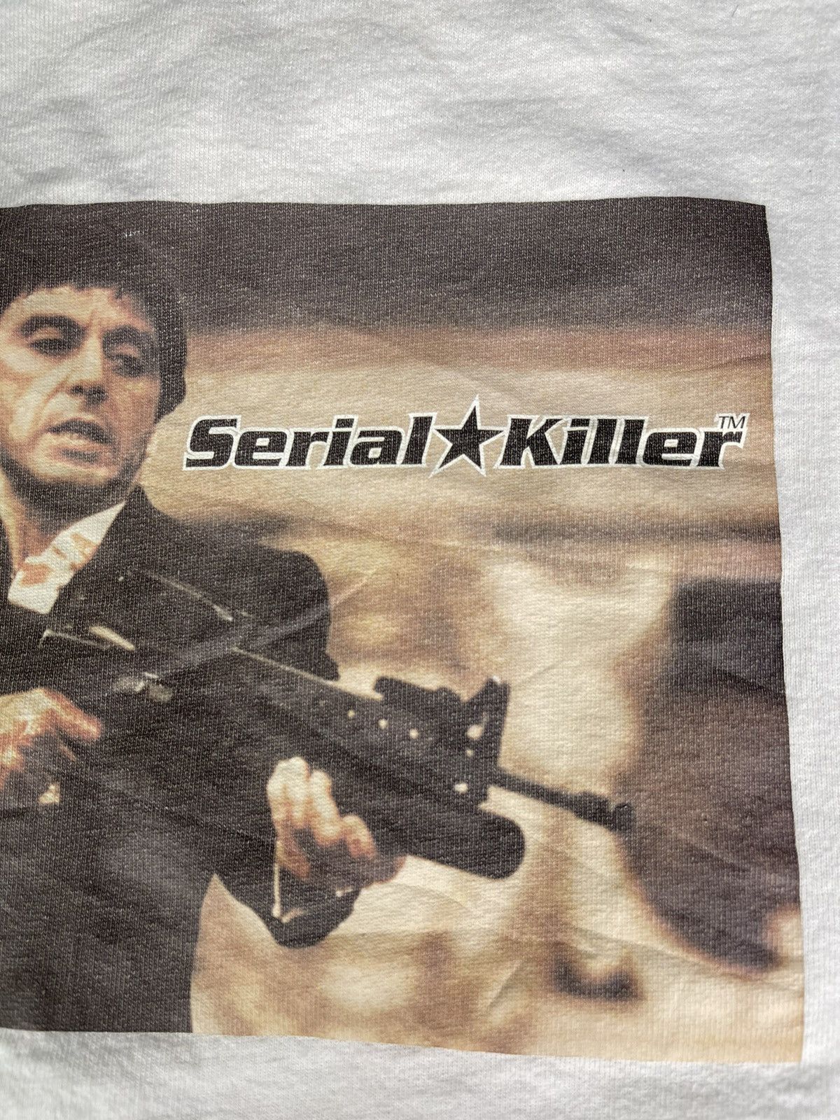 Vintage Rare Vintage Serial Killer Scarface Movie Tee Size US XL / EU 56 / 4 - 3 Thumbnail