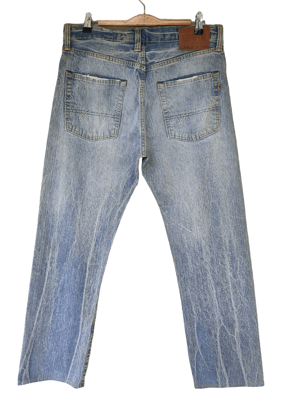 Edwin Vintage Edwin 505 Selvedge Redline Denim Size US 33 - 2 Thumbnail