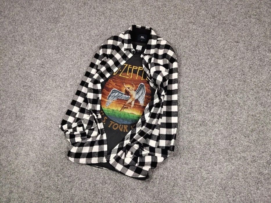Flannel Vintage Flannel Shirt Travis Scott Style Size US M / EU 48-50 / 2 - 3 Thumbnail