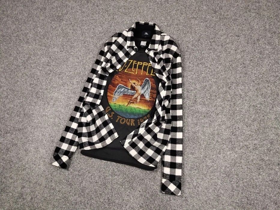 Flannel Vintage Flannel Shirt Travis Scott Style Size US M / EU 48-50 / 2 - 2 Thumbnail