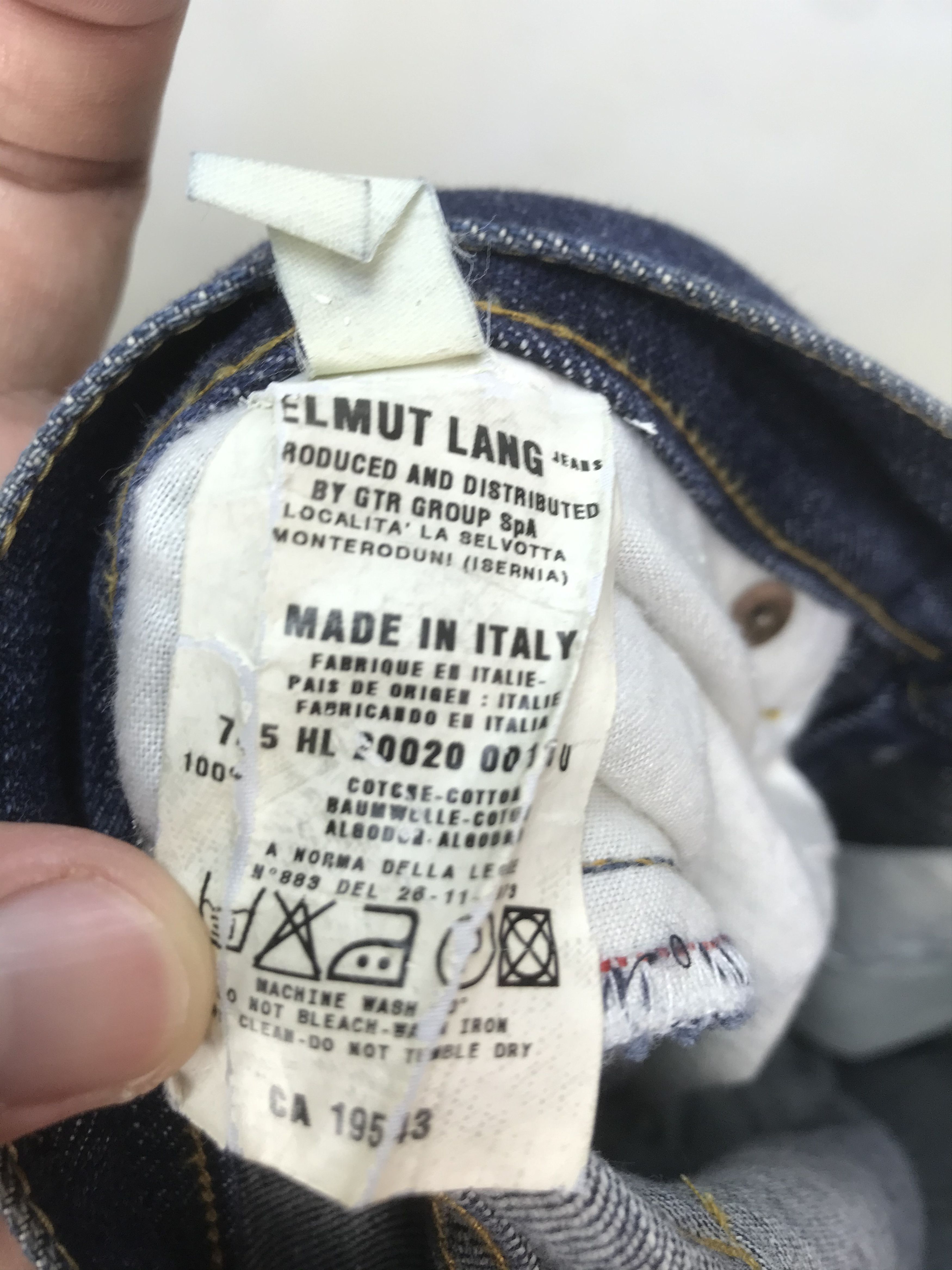 Helmut Lang HELMUT LANG MADE IN ITALY DENIM Size US 30 / EU 46 - 6 Thumbnail
