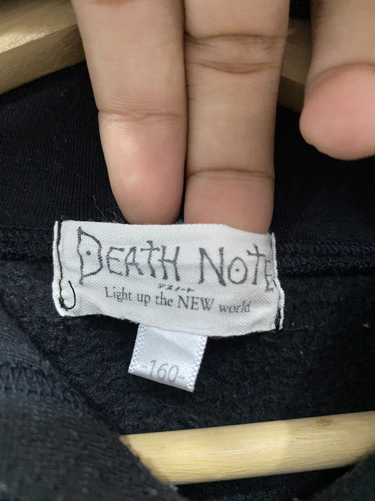 Anime VINTAGE DEATH NOTE LIGHT UP THE NEW WORLD HOODIES Size US S / EU 44-46 / 1 - 5 Thumbnail