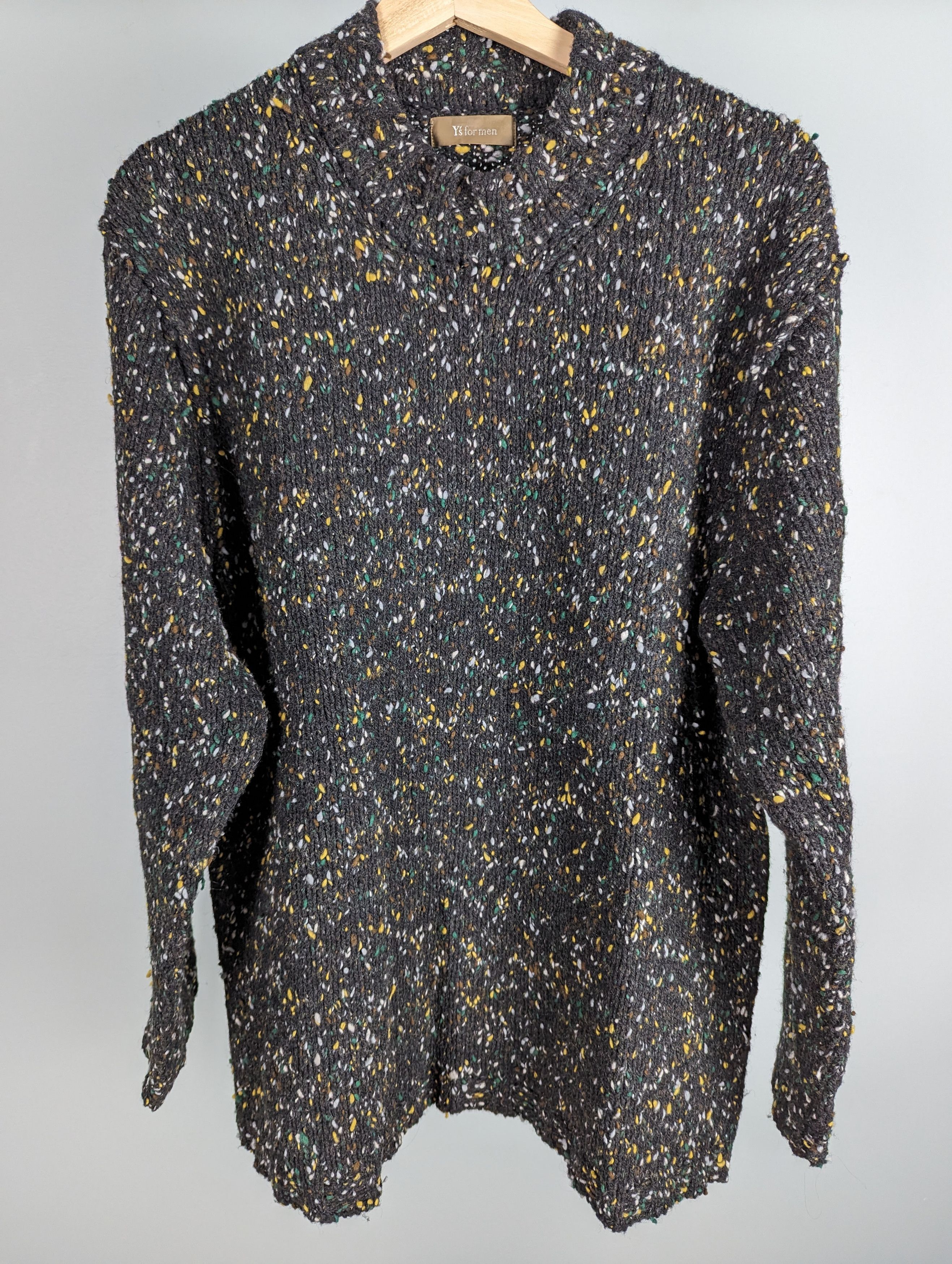 トップス yohji yamamoto sample wool knit Yohji Yamamoto Yohji Yamamoto Sample Wool Knit Sweater
