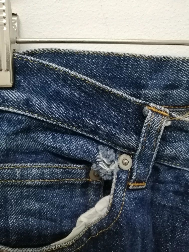A.P.C. A.P.C selvedge Blue Distressed Jeans - Size 29 Size US 29 - 3 Thumbnail