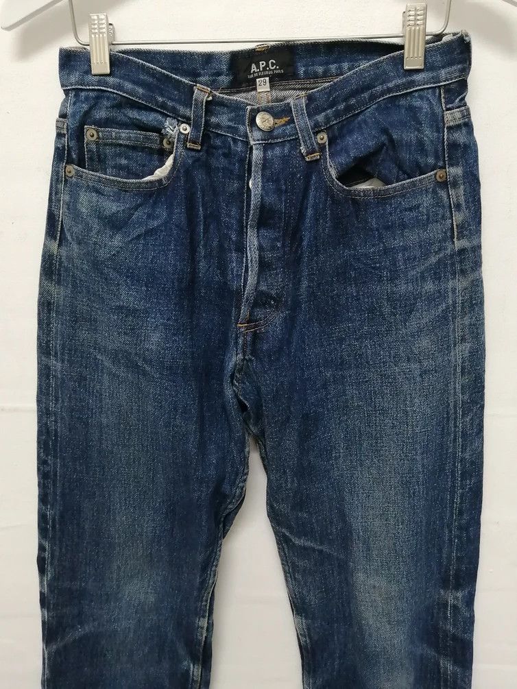 A.P.C. A.P.C selvedge Blue Distressed Jeans - Size 29 Size US 29 - 13 Thumbnail