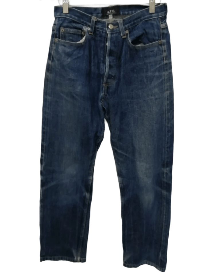 A.P.C. A.P.C selvedge Blue Distressed Jeans - Size 29 Size US 29 - 1 Thumbnail