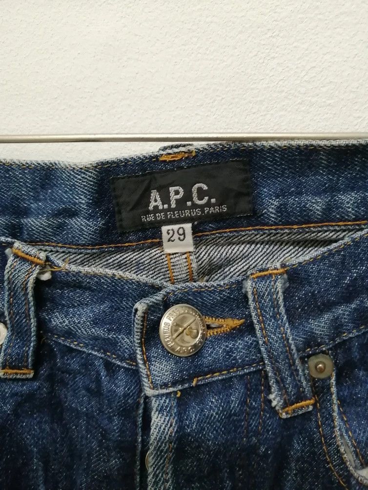 A.P.C. A.P.C selvedge Blue Distressed Jeans - Size 29 Size US 29 - 2 Thumbnail