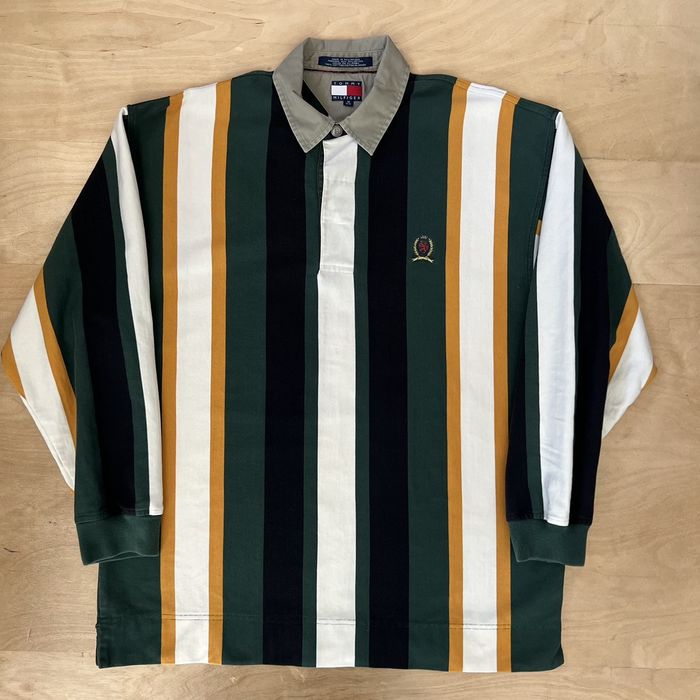 Tommy hilfiger sale rugby shirt vintage