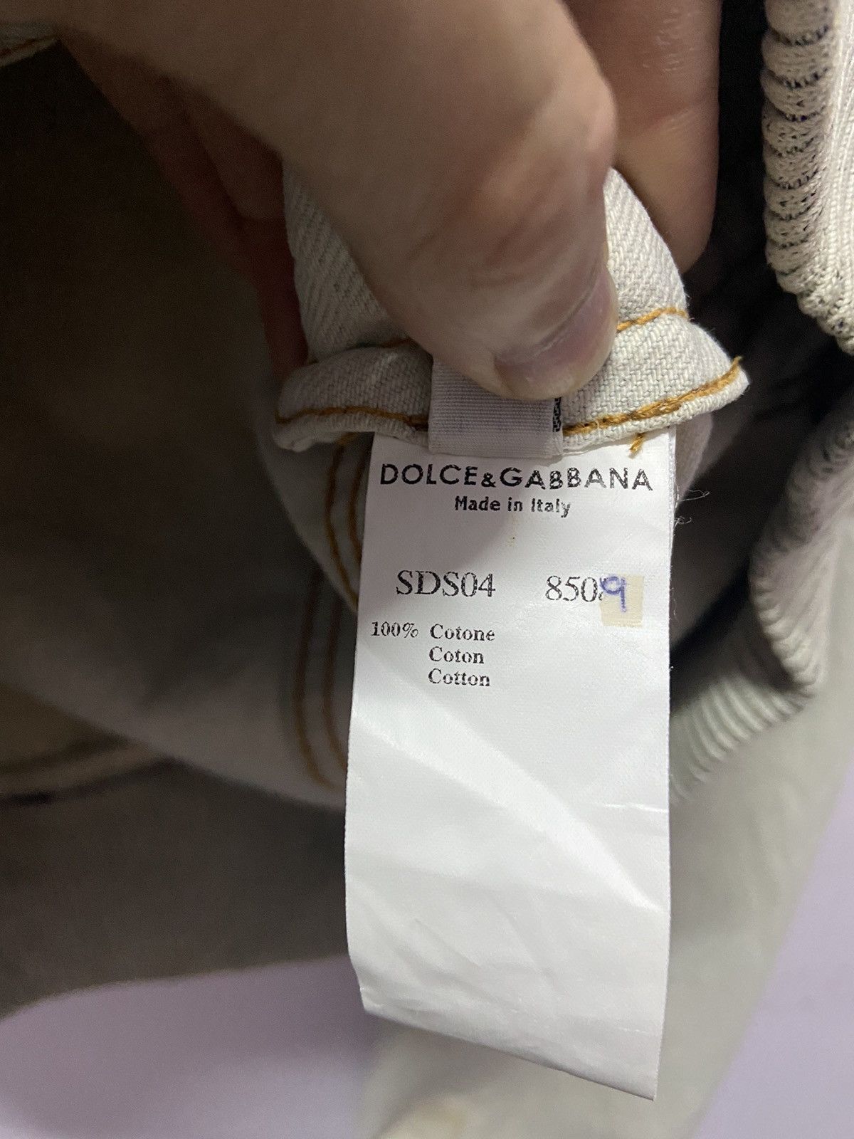 Dolce & Gabbana Dolce & gabanna distress denime jacket Size US M / EU 48-50 / 2 - 10 Thumbnail