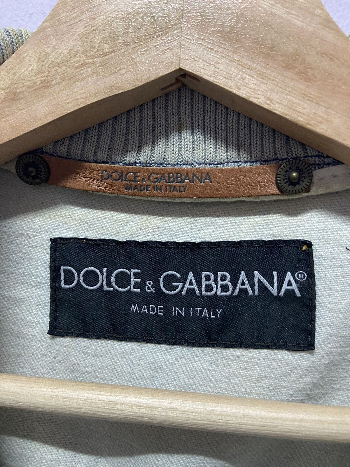 Dolce & Gabbana Dolce & gabanna distress denime jacket Size US M / EU 48-50 / 2 - 8 Thumbnail