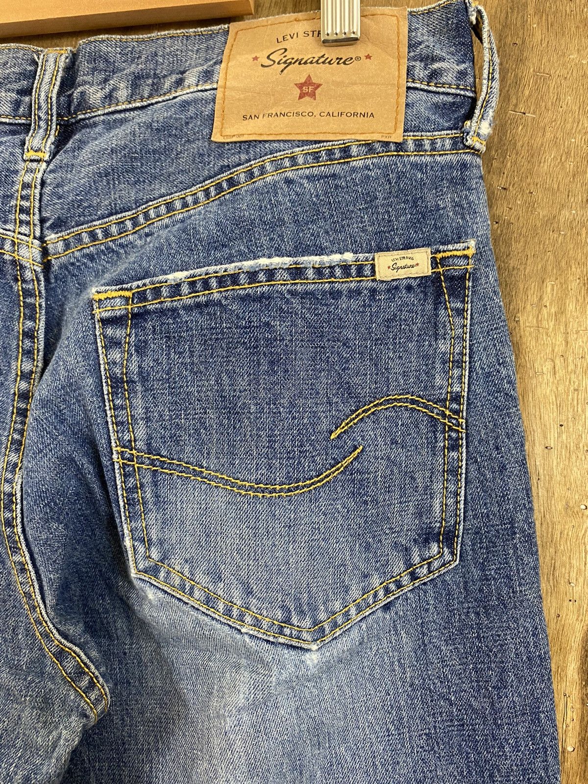 Levi's DLS Levi’s Strauss Signature Blue Denim Pants #BB526 Size US 30 / EU 46 - 10 Thumbnail