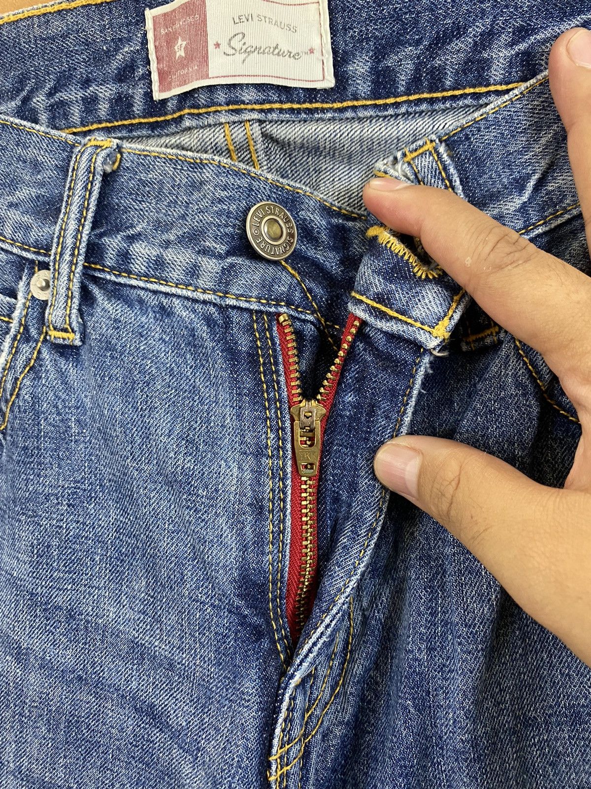 Levi's DLS Levi’s Strauss Signature Blue Denim Pants #BB526 Size US 30 / EU 46 - 17 Thumbnail