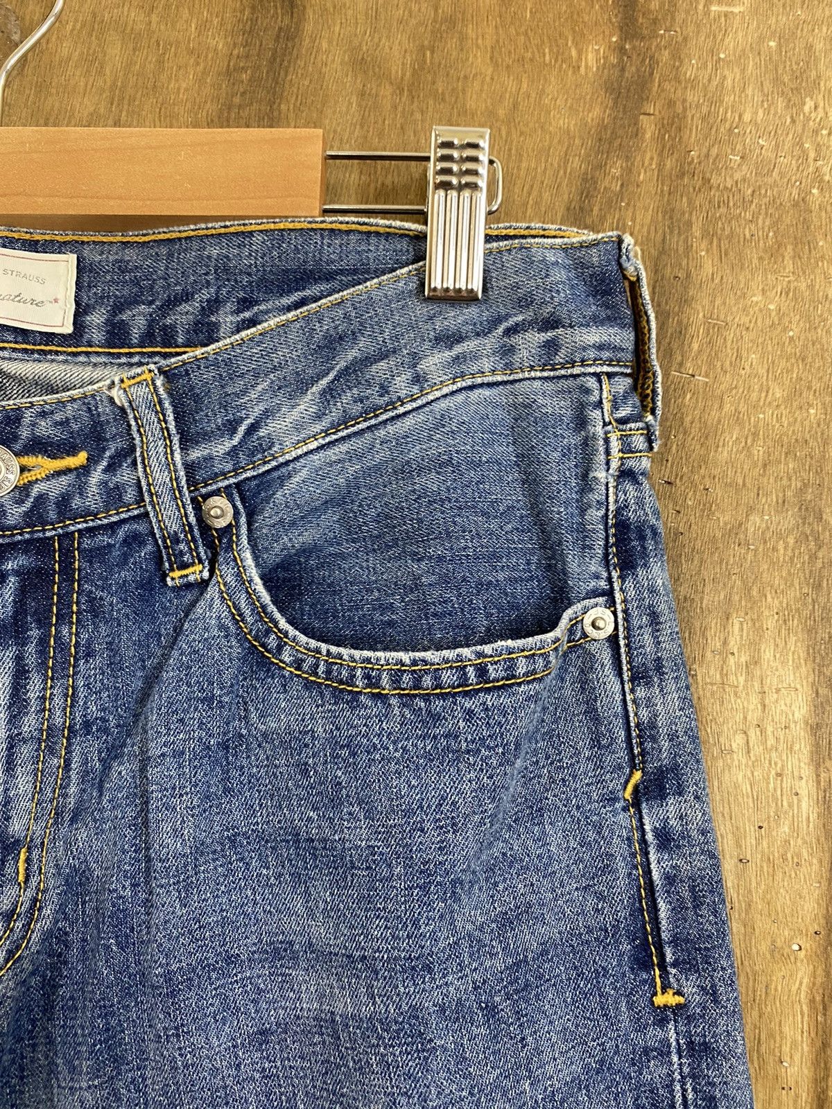 Levi's DLS Levi’s Strauss Signature Blue Denim Pants #BB526 Size US 30 / EU 46 - 5 Thumbnail