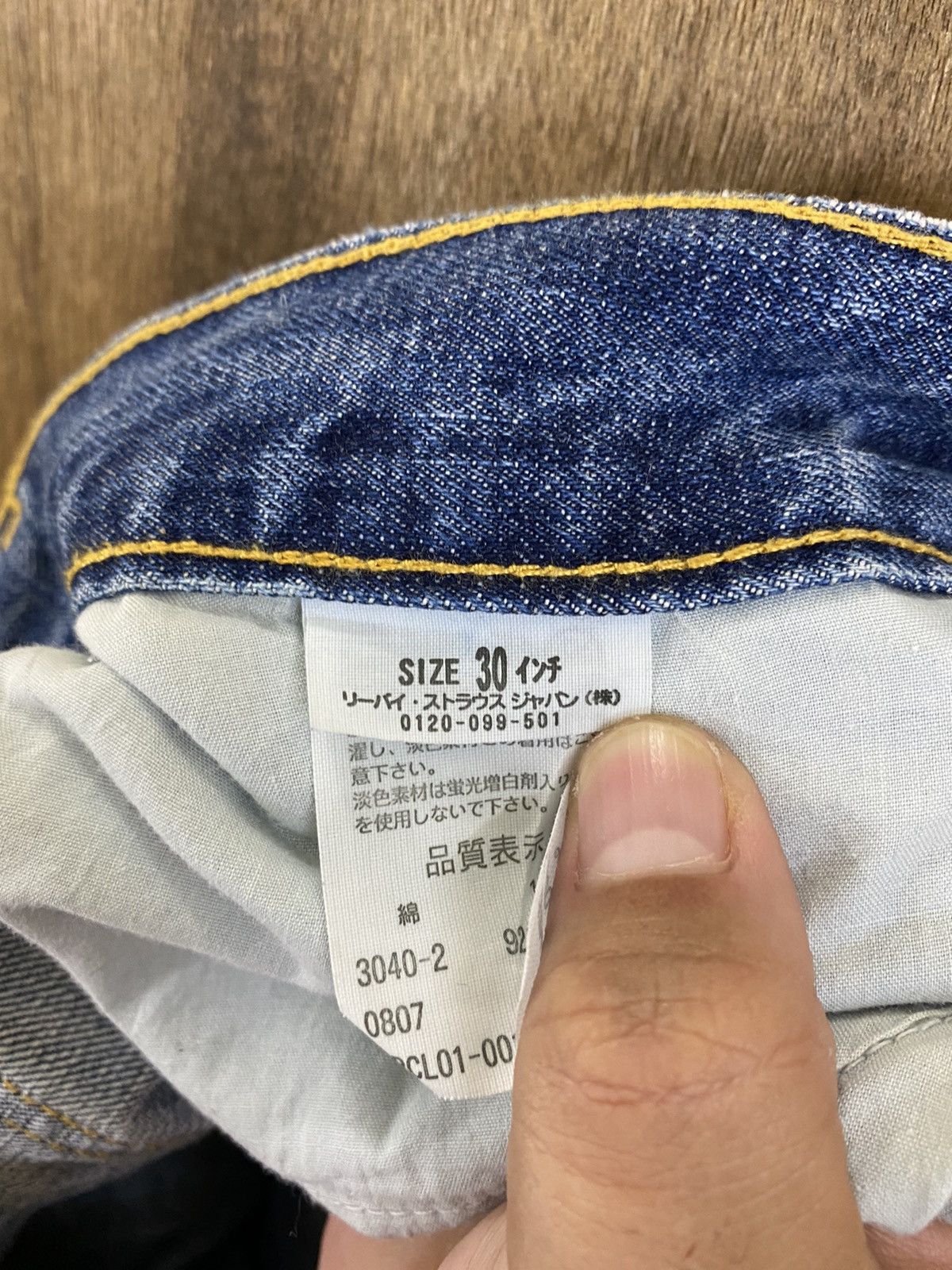 Levi's DLS Levi’s Strauss Signature Blue Denim Pants #BB526 Size US 30 / EU 46 - 15 Thumbnail
