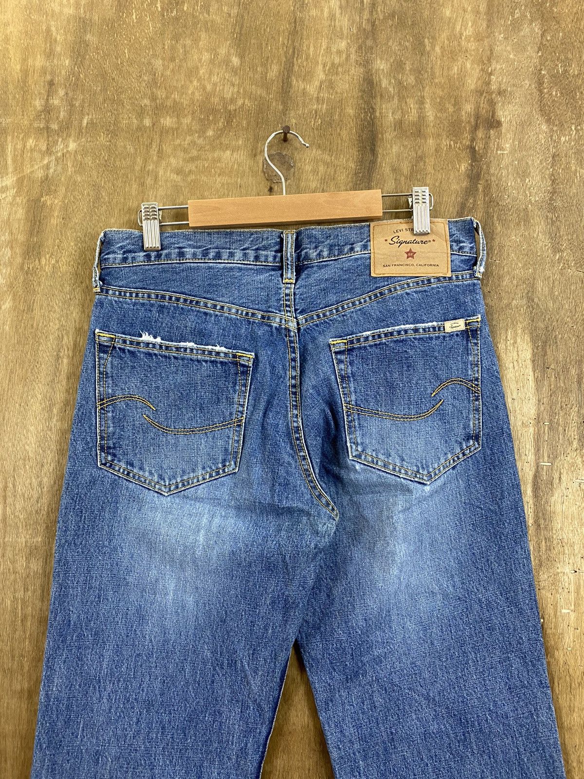 Levi's DLS Levi’s Strauss Signature Blue Denim Pants #BB526 Size US 30 / EU 46 - 7 Thumbnail