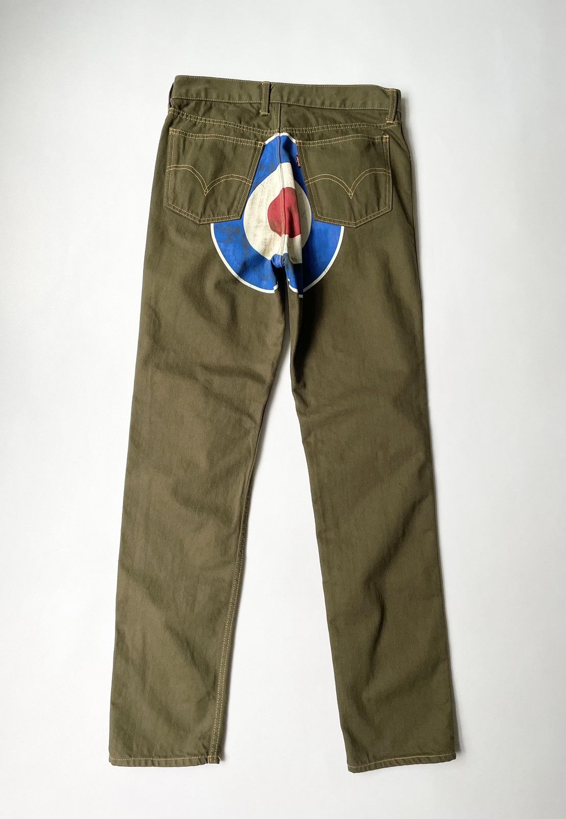 Junya Watanabe A/W 06 Target Print Levi’s Jeans Size US 32 / EU 48 - 10 Thumbnail