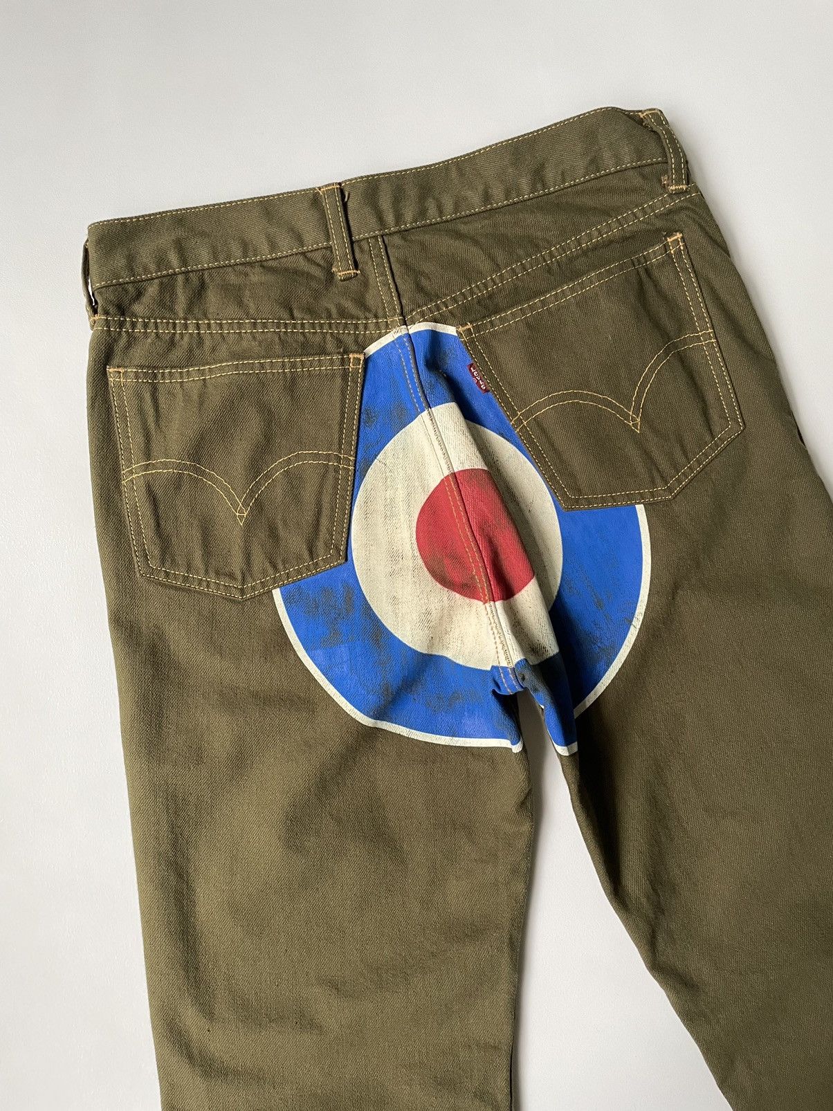 Junya Watanabe A/W 06 Target Print Levi’s Jeans Size US 32 / EU 48 - 13 Thumbnail
