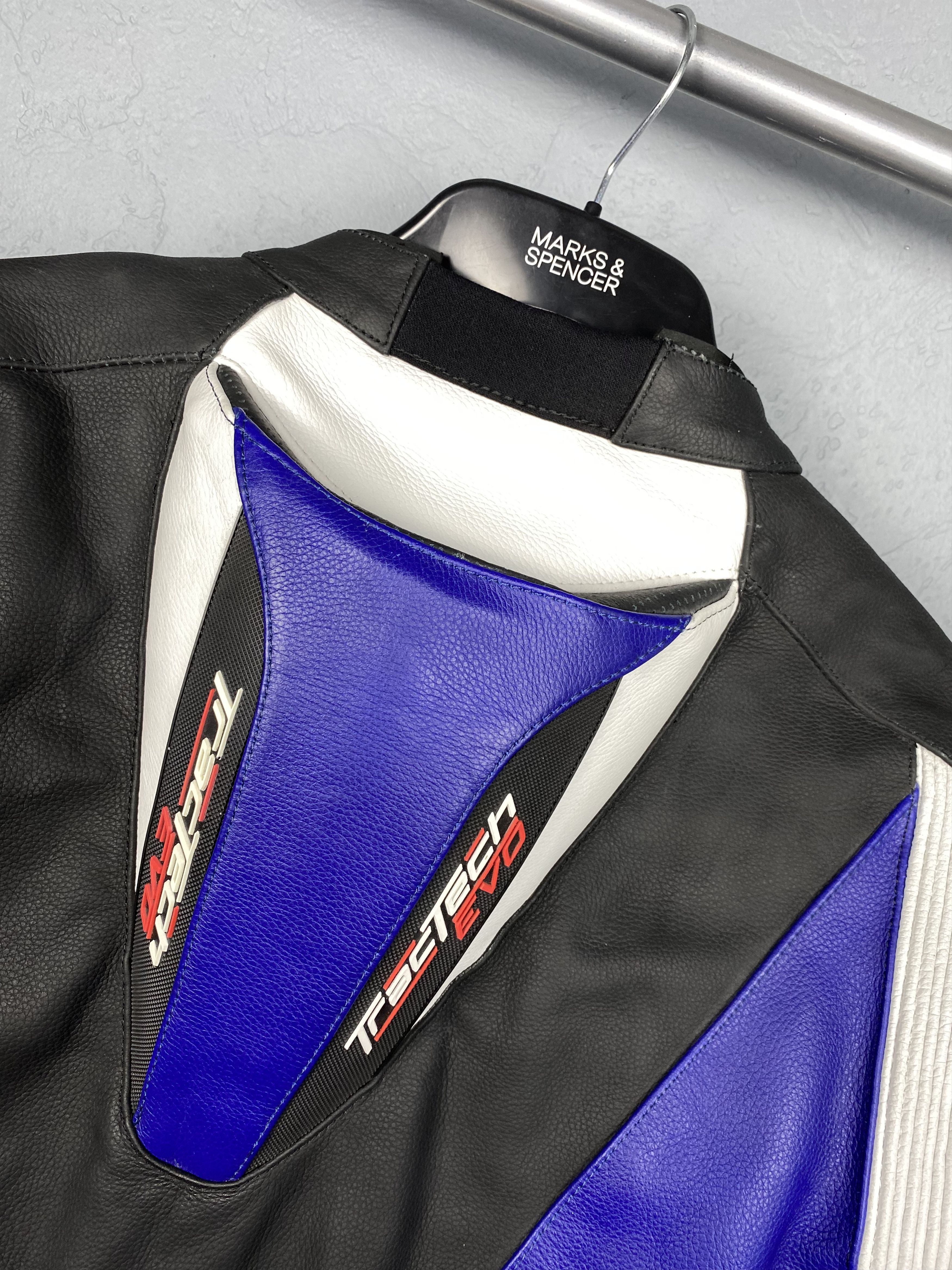 NASCAR NEW RST Moto Biker Leather Jacket Size US M / EU 48-50 / 2 - 16 Thumbnail