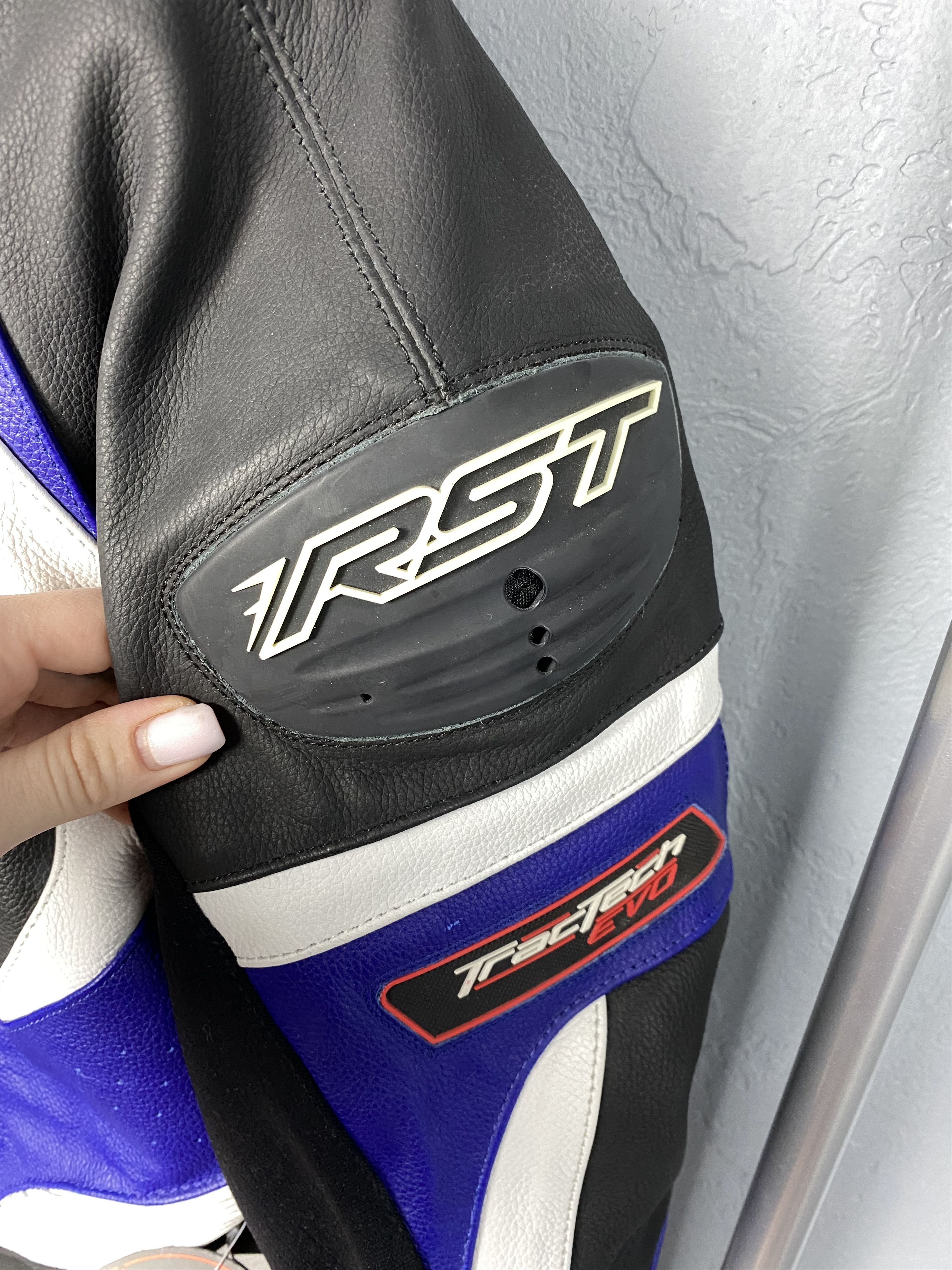NASCAR NEW RST Moto Biker Leather Jacket Size US M / EU 48-50 / 2 - 7 Thumbnail