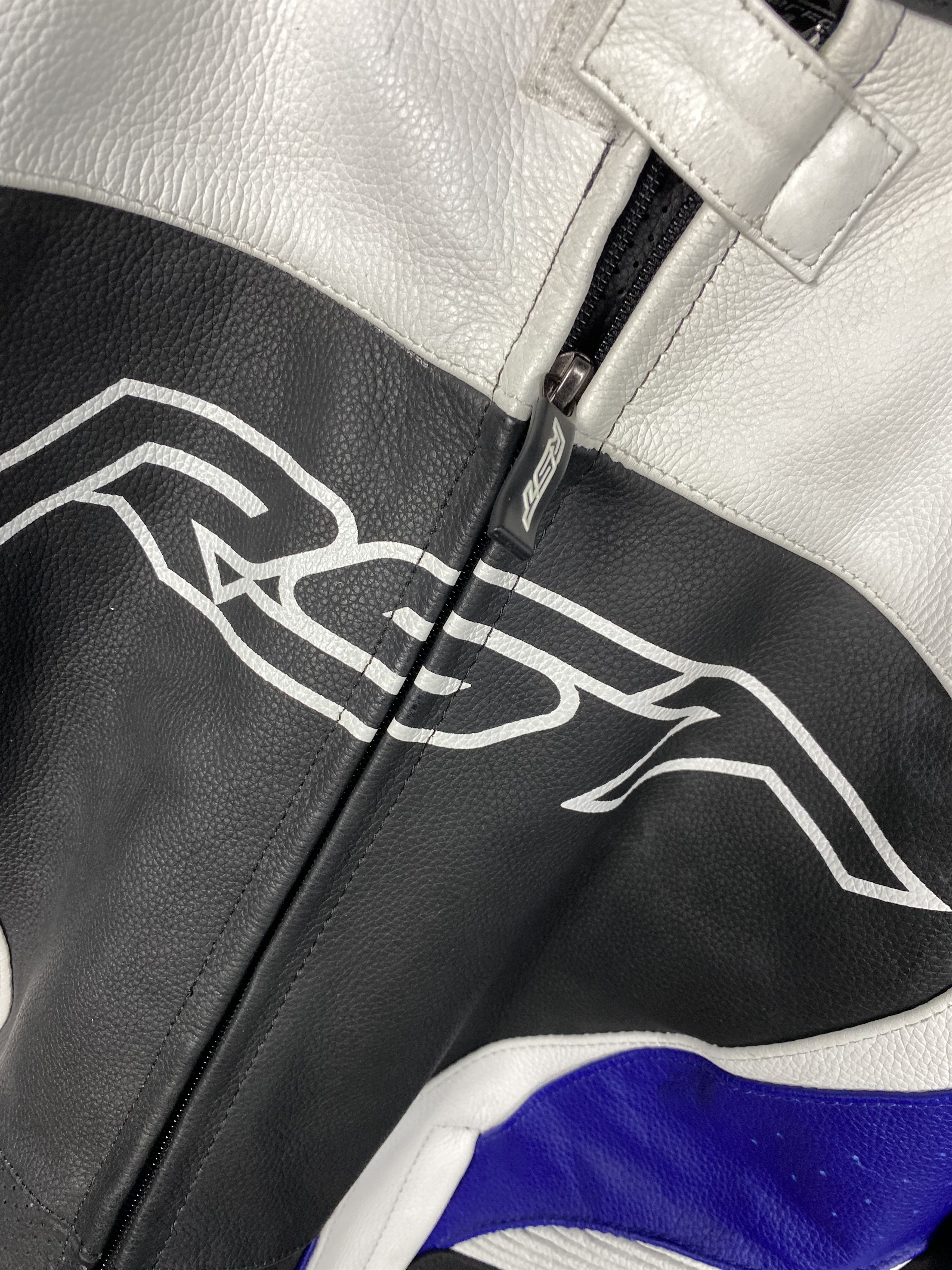 NASCAR NEW RST Moto Biker Leather Jacket Size US M / EU 48-50 / 2 - 3 Thumbnail