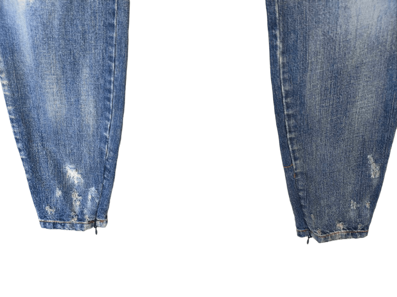 Dolce & Gabbana D&G Distressed Denim Size 25" / US 0 / IT 36 - 2 Thumbnail