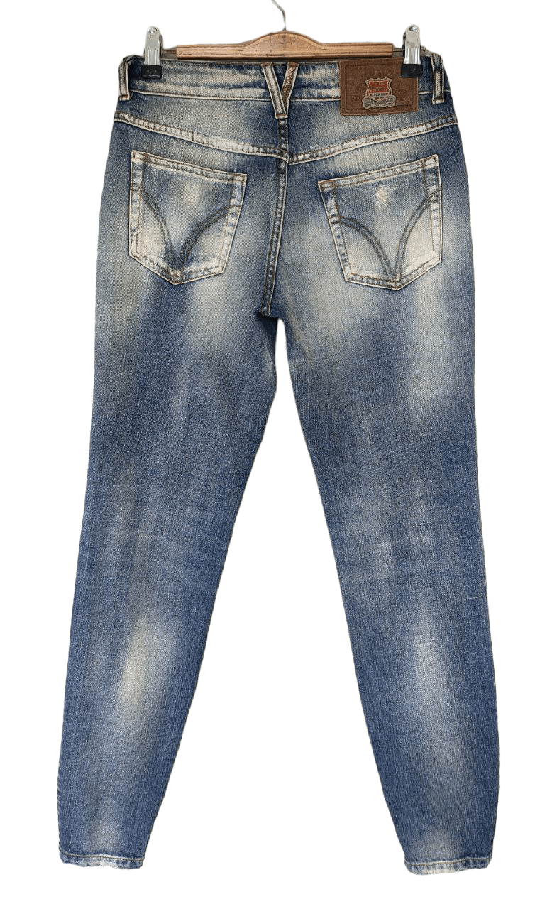 Dolce & Gabbana D&G Distressed Denim Size 25" / US 0 / IT 36 - 4 Thumbnail