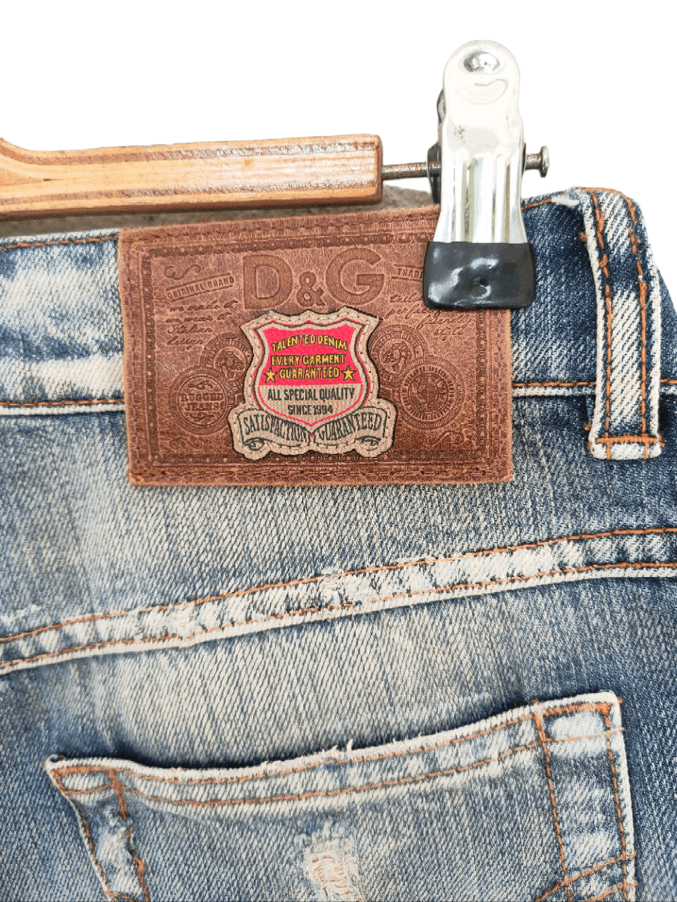 Dolce & Gabbana D&G Distressed Denim Size 25" / US 0 / IT 36 - 6 Thumbnail