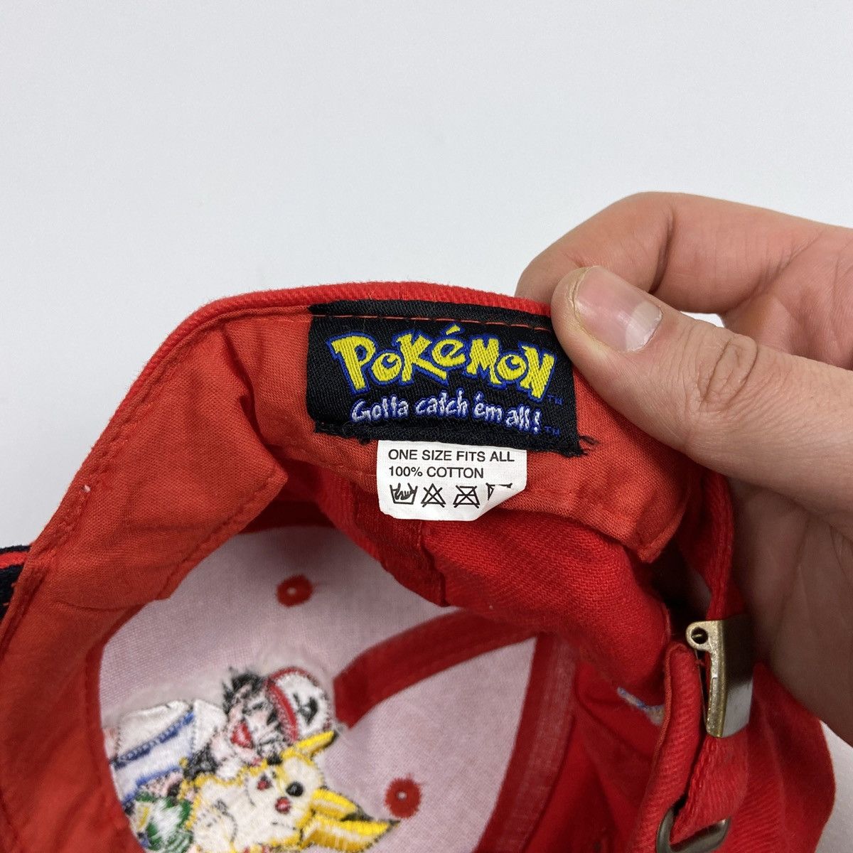 Anime Vintage 90s Pokemon Official merchandise Ash & Pikachu cap Size ONE SIZE - 9 Thumbnail