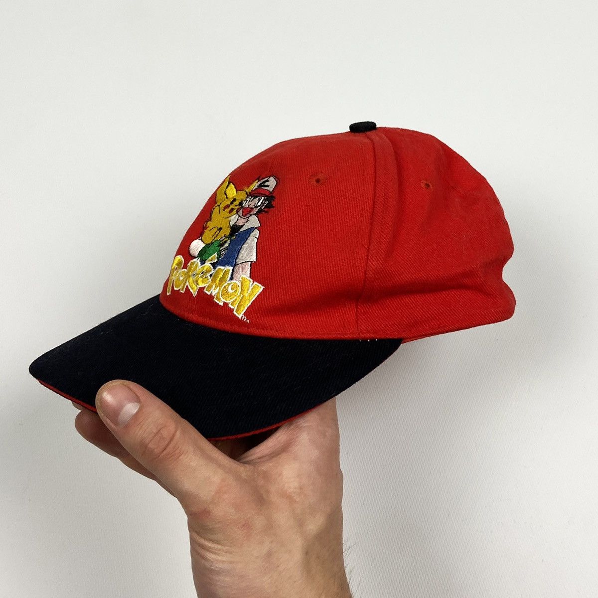 Anime Vintage 90s Pokemon Official merchandise Ash & Pikachu cap Size ONE SIZE - 6 Thumbnail