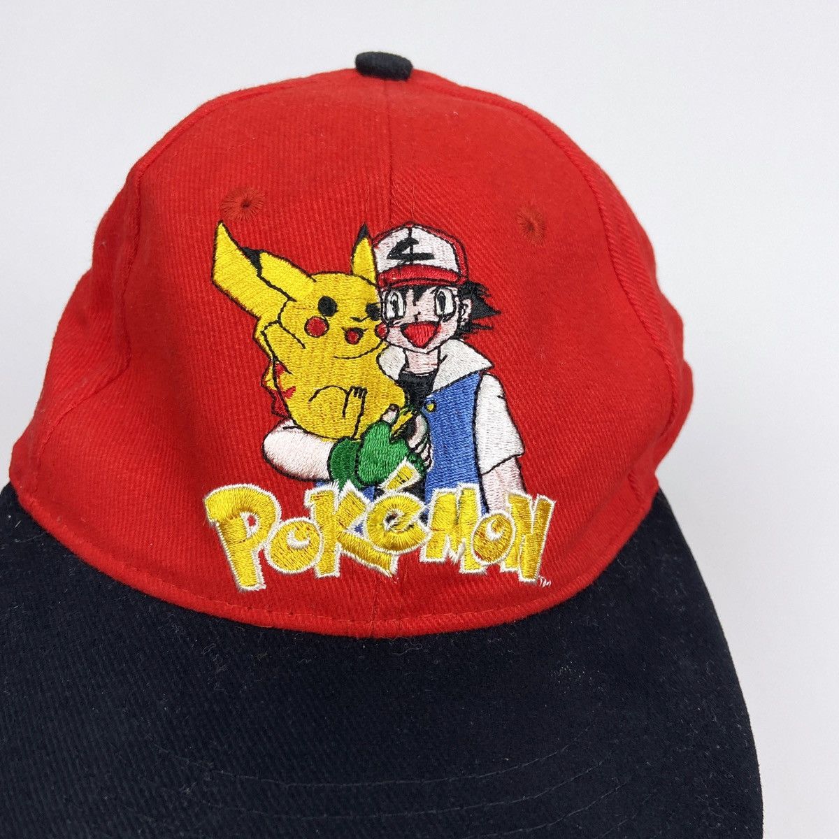 Anime Vintage 90s Pokemon Official merchandise Ash & Pikachu cap Size ONE SIZE - 4 Thumbnail