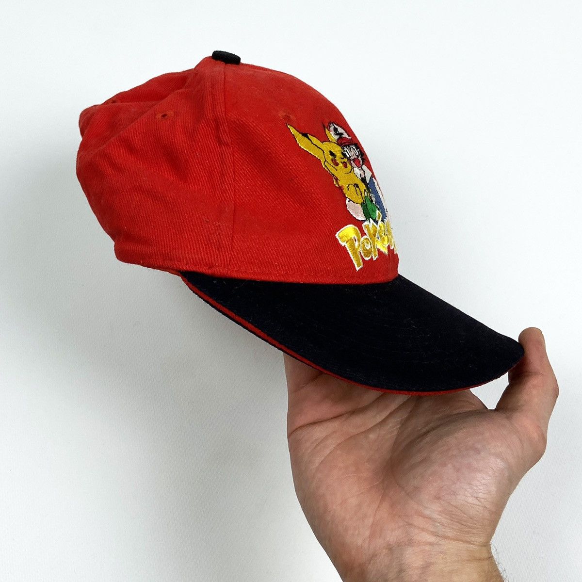 Anime Vintage 90s Pokemon Official merchandise Ash & Pikachu cap Size ONE SIZE - 5 Thumbnail