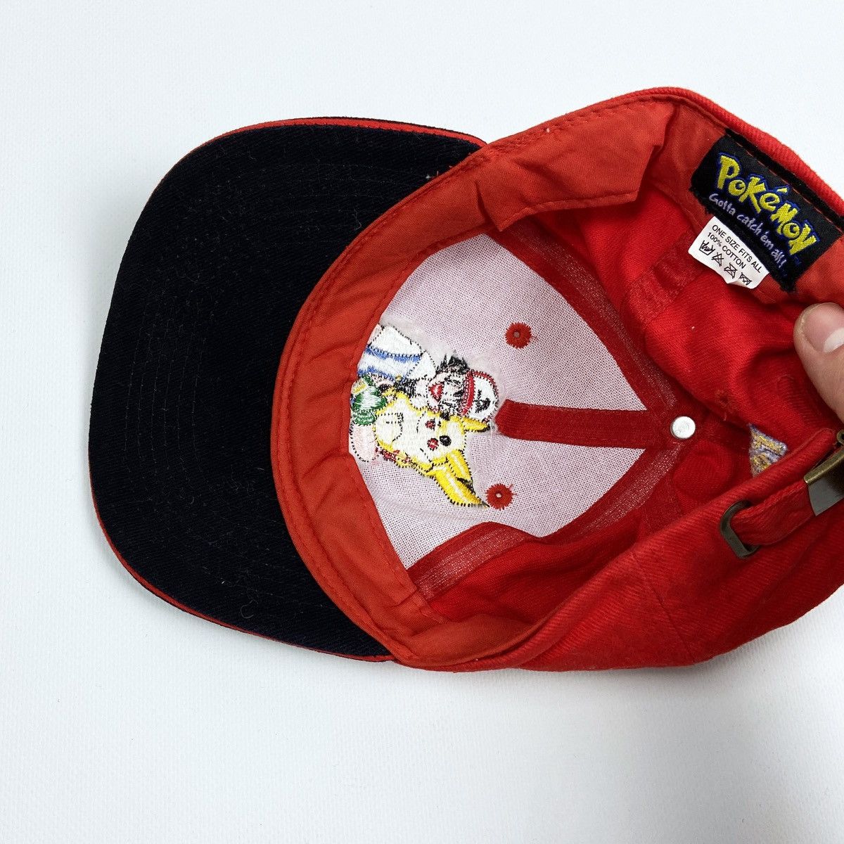 Anime Vintage 90s Pokemon Official merchandise Ash & Pikachu cap Size ONE SIZE - 10 Thumbnail